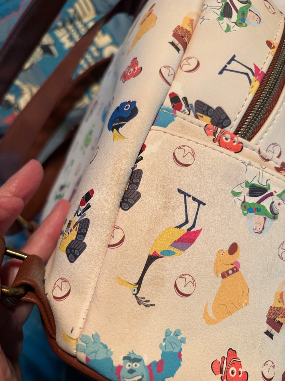 Disney/Pixar Loungefly mini backpack - Picture 3 of 7